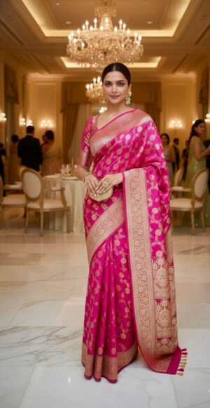 mk banarasi saree