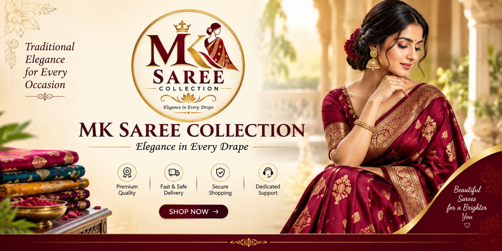 mk saree collection
